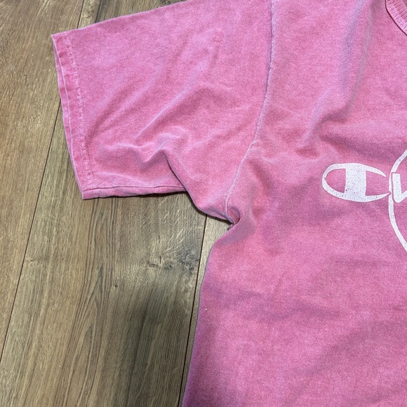 Vintage 1990 Champion Pink Graphic T-Shirt - Picture 5 of 8